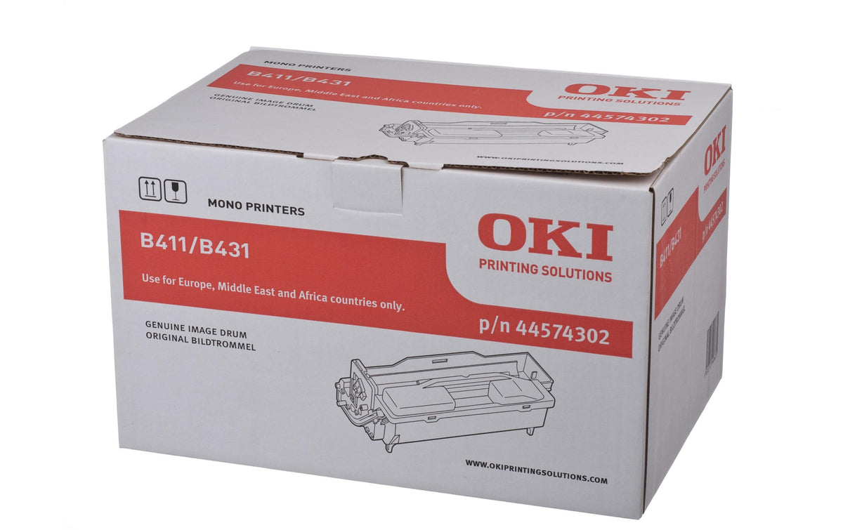 OKI Bildtrommel 44574302, schwarz zu B411/B431,Lebensdauer:ca 25'000 Blatt