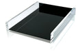 WEDO Briefablage A4 aus Acryl, kombiniert mit Schwarz,