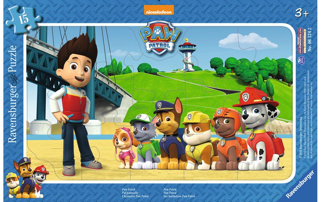Paw Patrol Alter: 3+, 15 T. Rahmenpuzzles