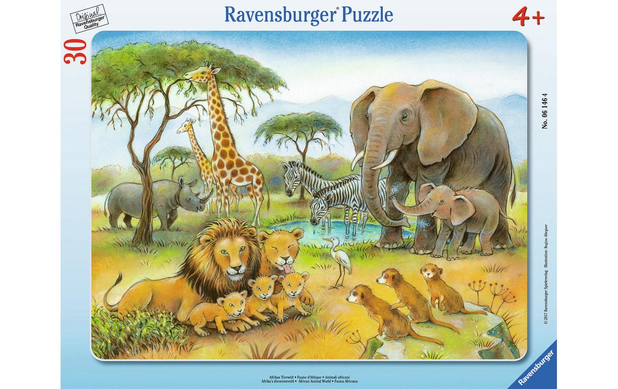 Afrikas Tierwelt Alter: 4+, 30-48 T. Rahmenpuzzles