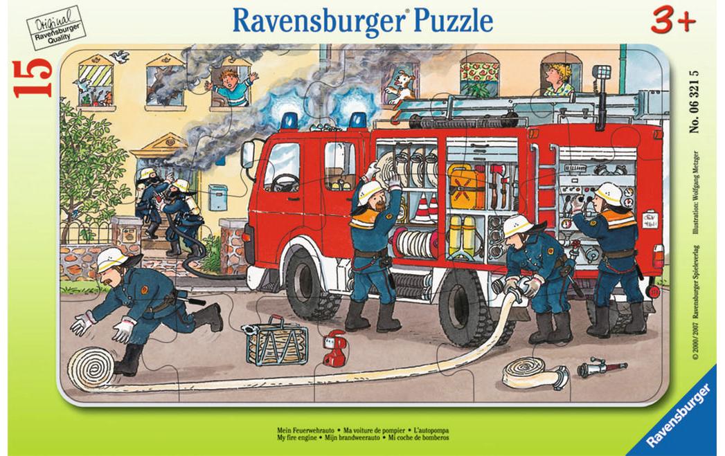 Mein Feuerwehrauto Alter: 3+, 15 T. Rahmenpuzzles