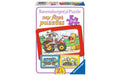 Bagger,Traktor und Kipplader Alter: 2,5, my first puzzles - 2,4,6,8 T.