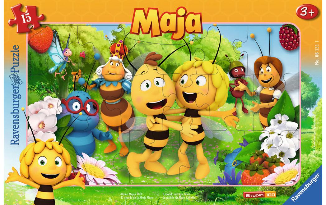 Biene Majas Welt Alter: 3+, 15 T. Rahmenpuzzles