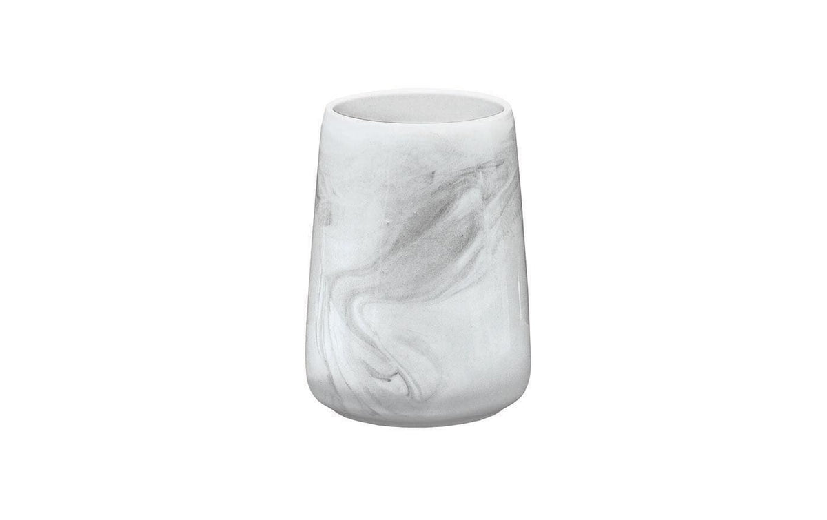 Kleine Wolke Zahnputzbecher Marble Grösse 7.8x10.5cm, Steinzeug