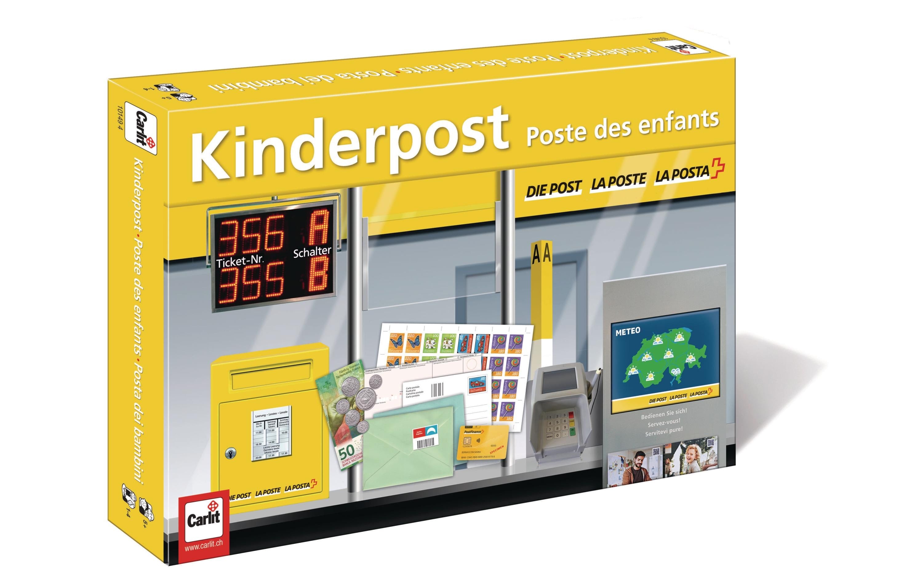 Kinderpost 2017 Alter: 5+, 1-4 Spieler, D/F/I