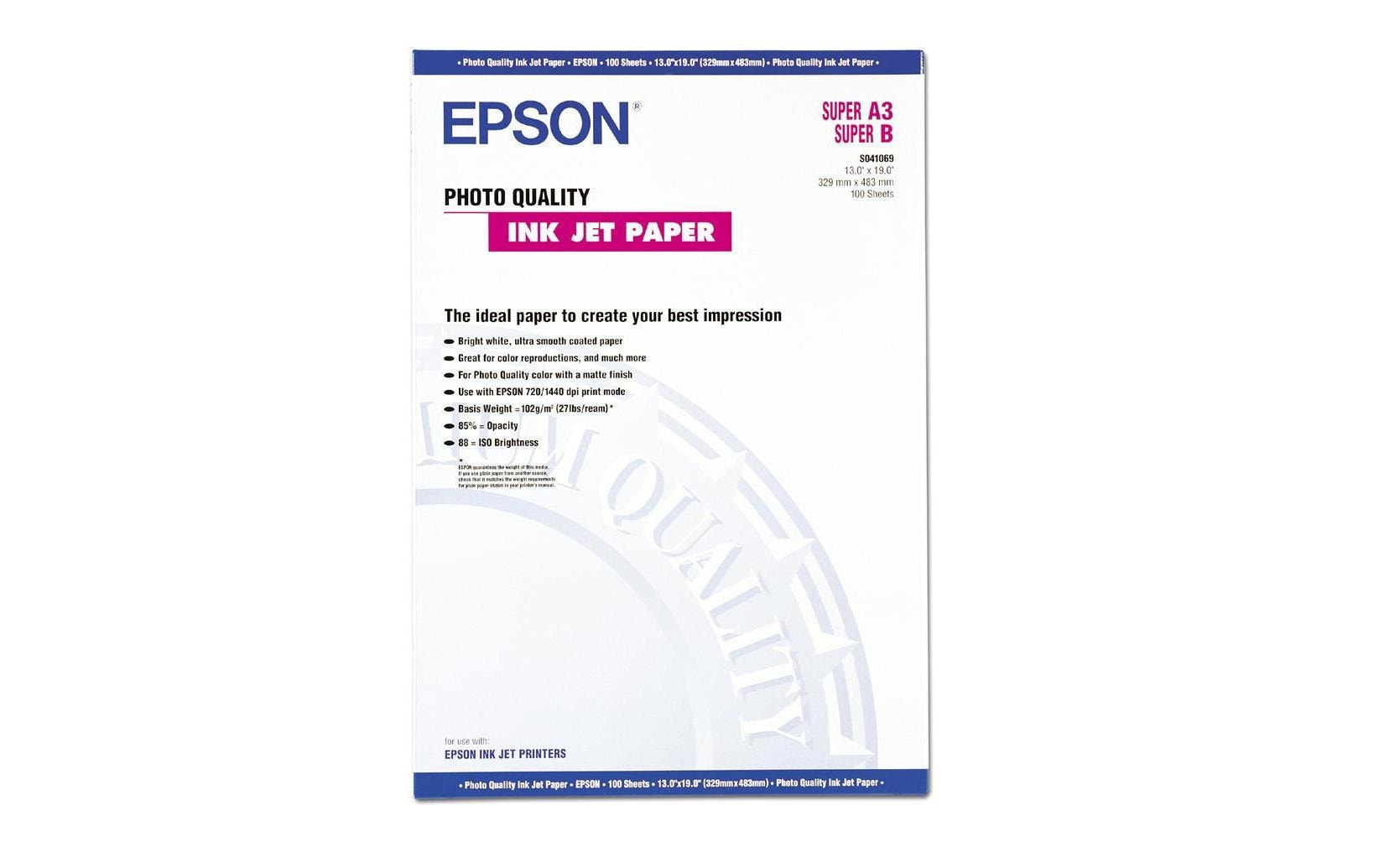 Photo Paper A3+ 105g, 100 Blatt, S041069