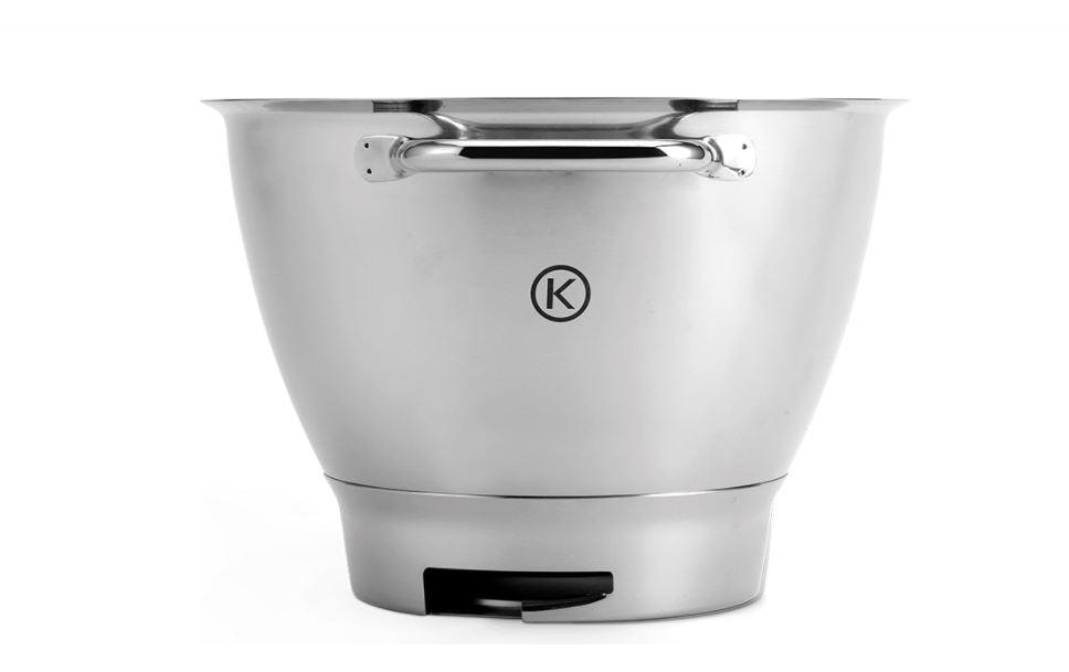 Kenwood Chromstahlschüssel KAT711SS mit Henkel zu Chef Titanium, 4.6 Liter