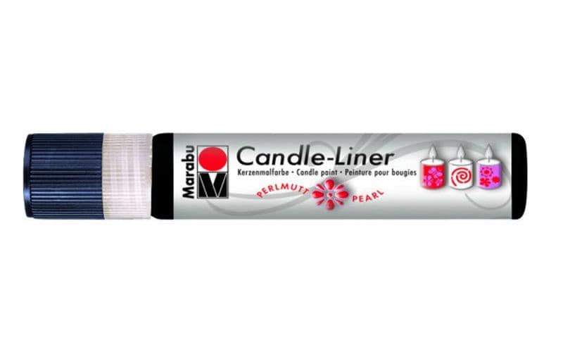 Marabu Kerzenmalfarbe 25ml Candle-Liner Schwarz