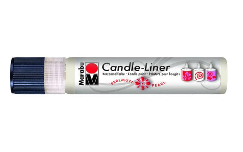 Marabu Kerzenmalfarbe 25ml Candle-Liner Weiss