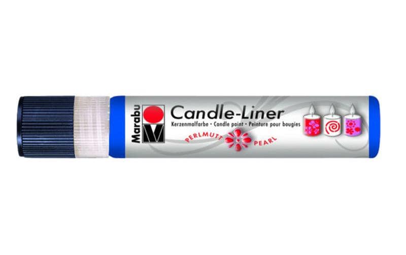 Marabu Kerzenmalfarbe 25ml Candle-Liner Mittelblau