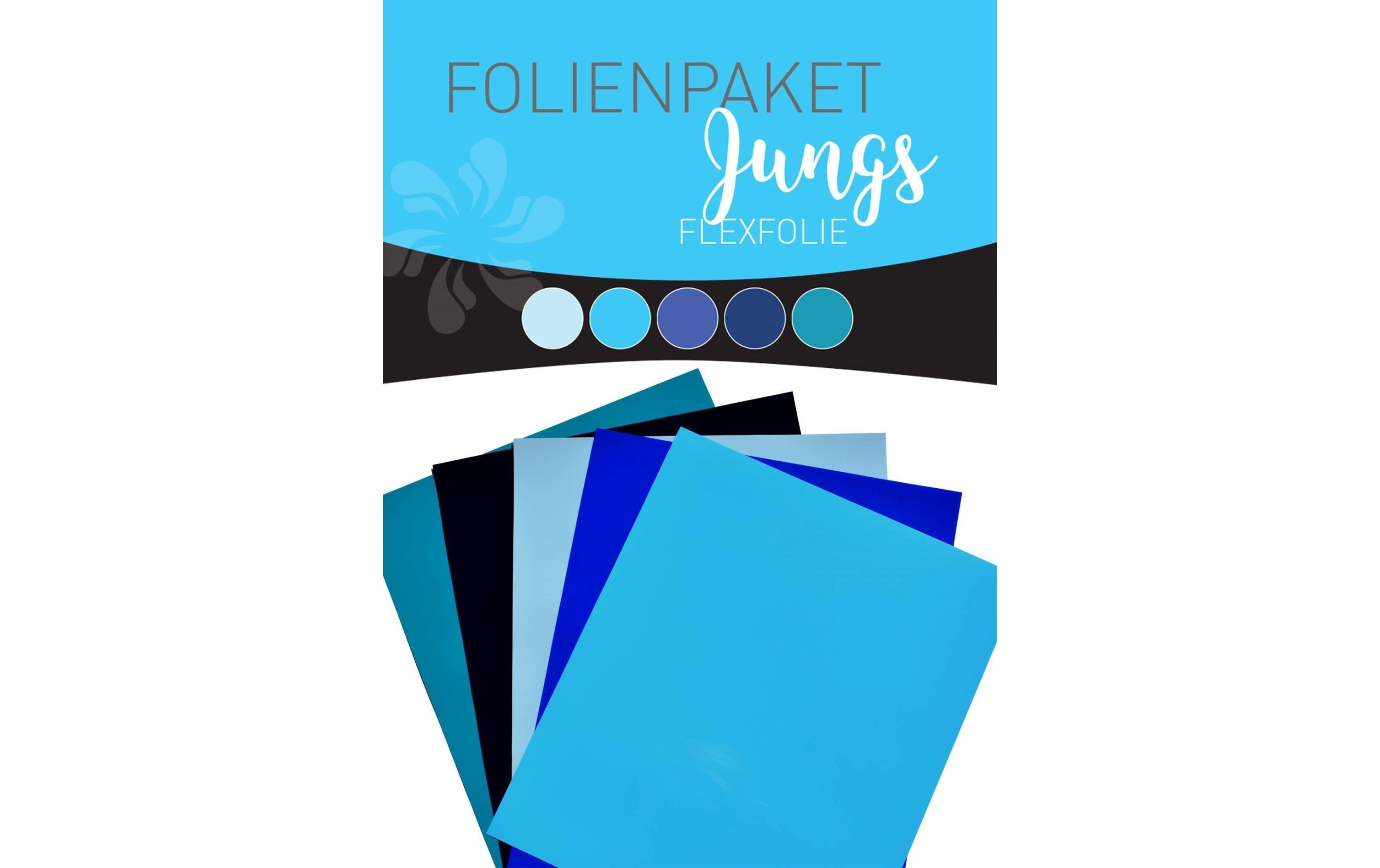 Heisstransferfolie Flex Jungs 5 Blatt à 30 x 25 cm