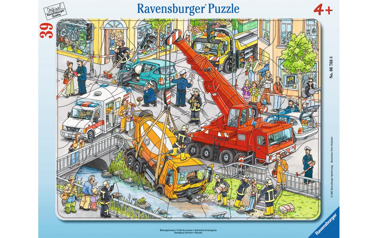 Rettungseinsatz Alter: 4+, 30-48 T. Rahmenpuzzles