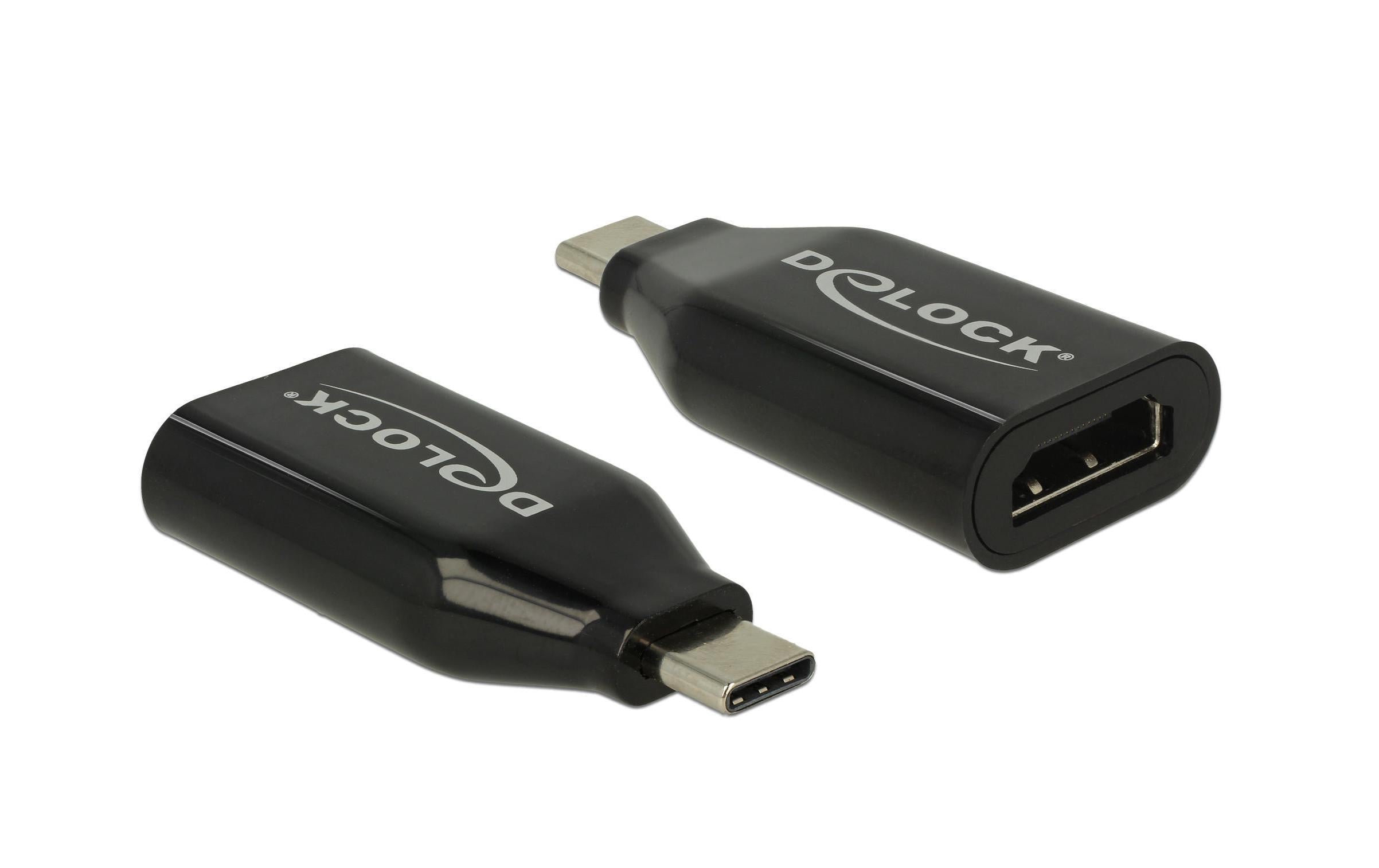 Monitoradapter USB Typ-C zu HDMI 4K bis 60Hz, schwarz, DP Alternate Mode