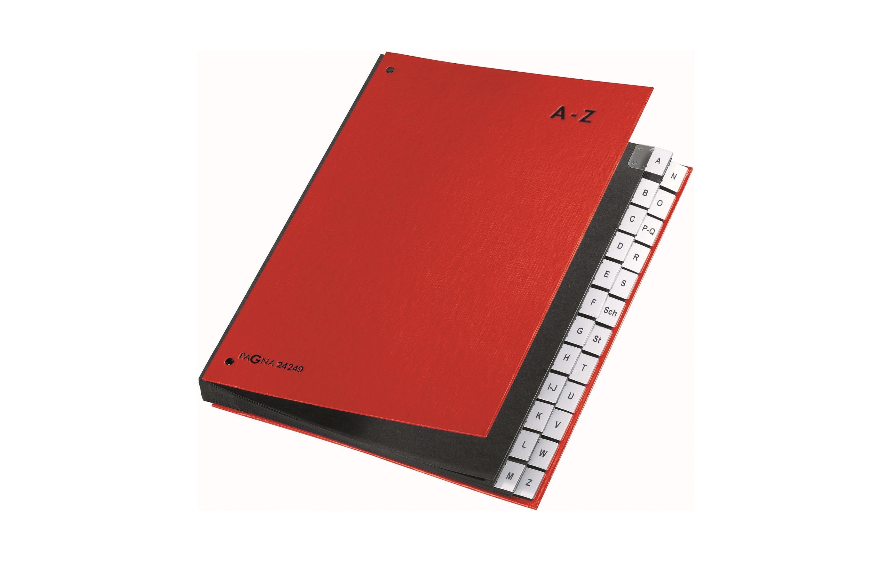 Pagna Pultmappe A4 A-Z rot, A4