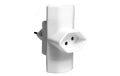 Schönenberger Abzweigstecker 3x T13 weiss vertikal, ohne Kinderschutz