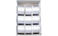 Goldina Doppelsatin-Band 3 mm Spule à 10 m, weiss