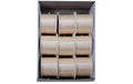 Goldina Doppelsatin-Band 3 mm Spule à 10 m, creme