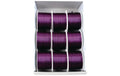 Goldina Doppelsatin-Band 3 mm Spule à 10 m, mauve