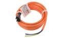 Anschlussleitung PU mit einseitigem Stecker 5m, orange, 3-polig, T12