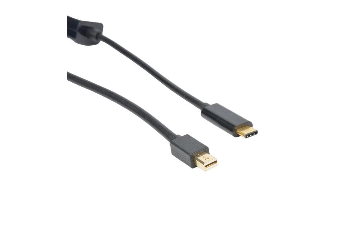 LMP USB-C 3.1 zu Mini-Displayport Kabel 4K support 60Hz, schwarz, 1.8m