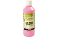 Creativ Company Leuchtfarbe rosa leuchtet im Dunkeln, 250 ml