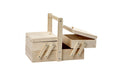 Creativ Company Holz Nähkästchen 24 x 16.3 x 19 cm, Kaiserbaum
