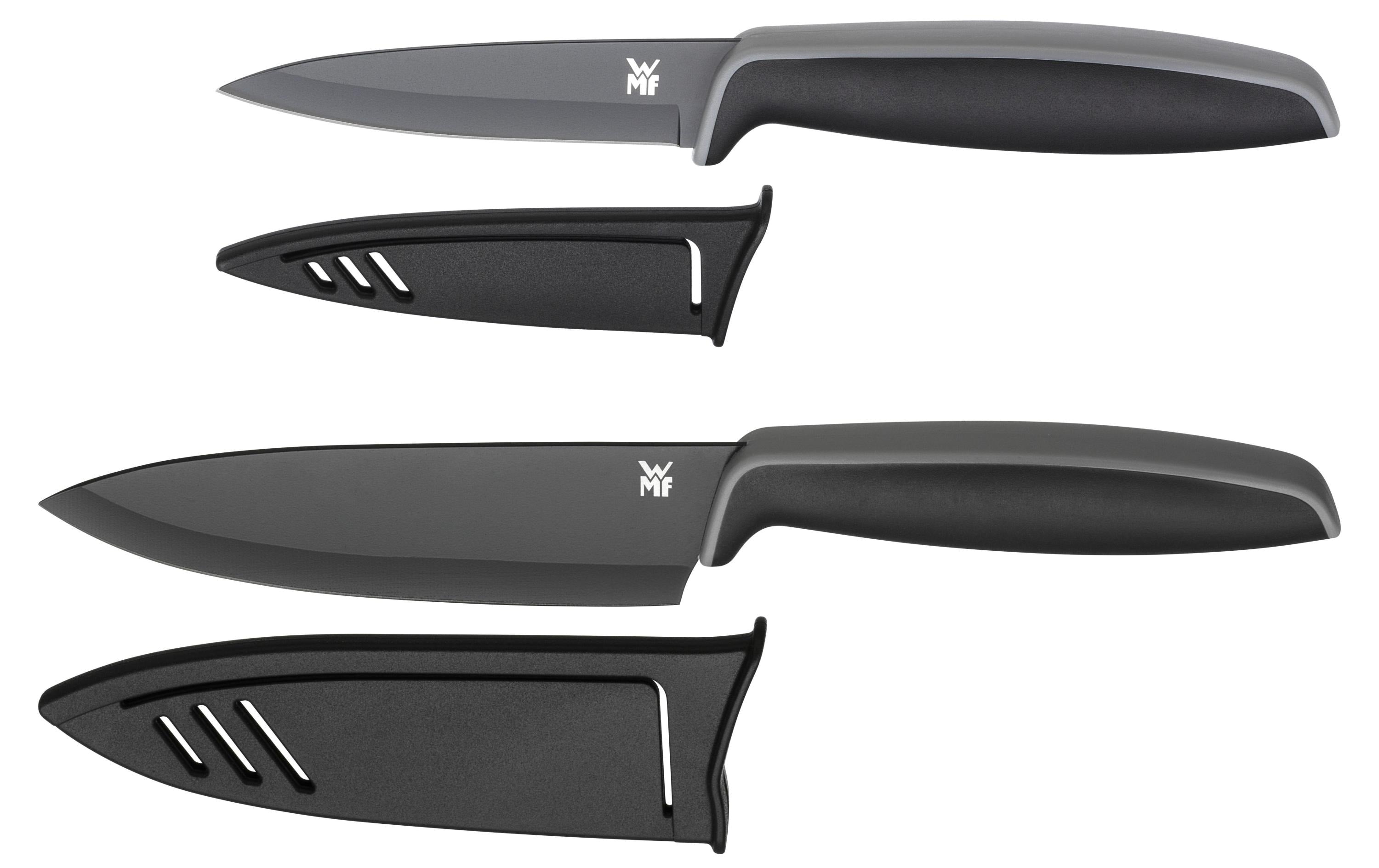 WMF Messerset Touch schwarz 1 Allzweckmesser, 1 Kochmesser