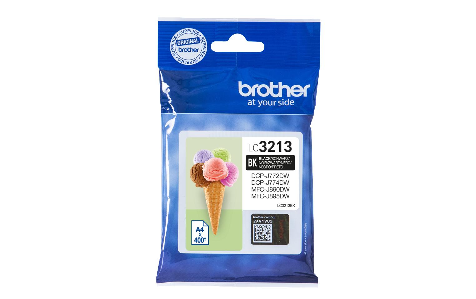 Tinte Brother LC-3213BK, black,