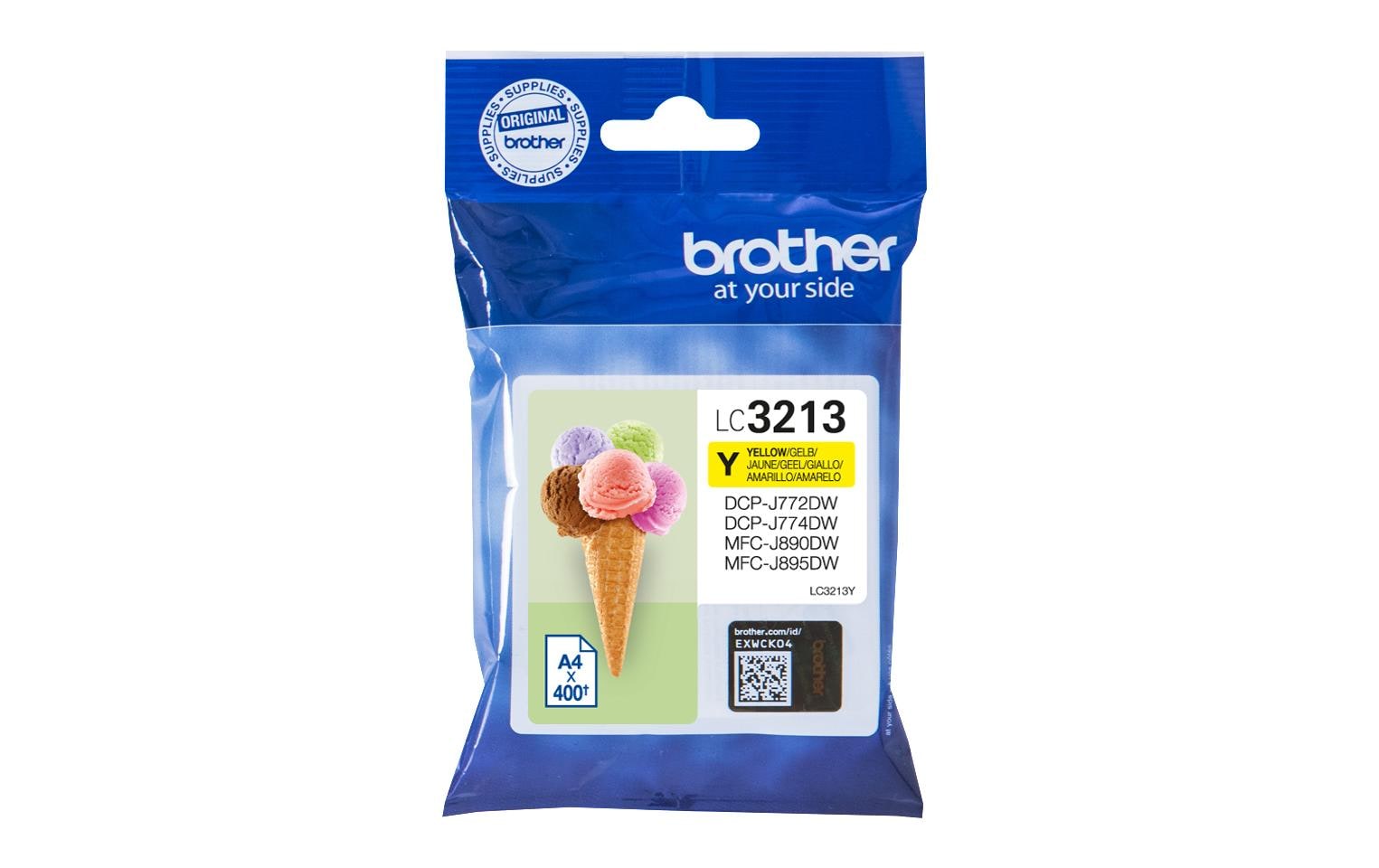 Tinte Brother LC-3213Y, yellow,