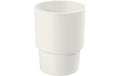 Creativ Company Becher weiss 1 Stück, H: 11 cm, D: 8.5 cm