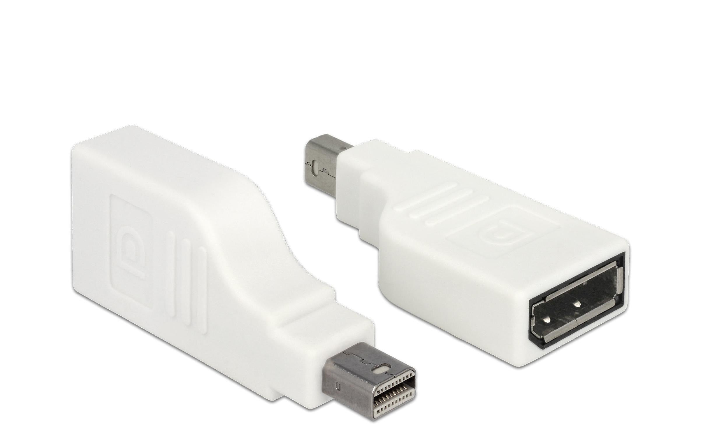 Mini-Displayport zu Displayport Adapter, 4K Mini-DP Stecker auf DP Buchse,90° gewinkelt