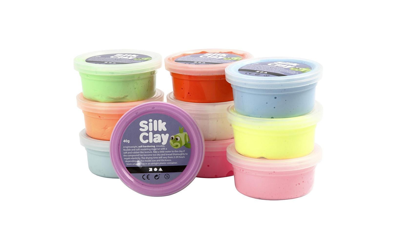 Creativ Company Silk Clay 10 x 40 g, Basic