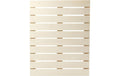 Creativ Company Holzschild Lamellen-Panel 40 x 50.2 x 1.1 cm, Sperrholz