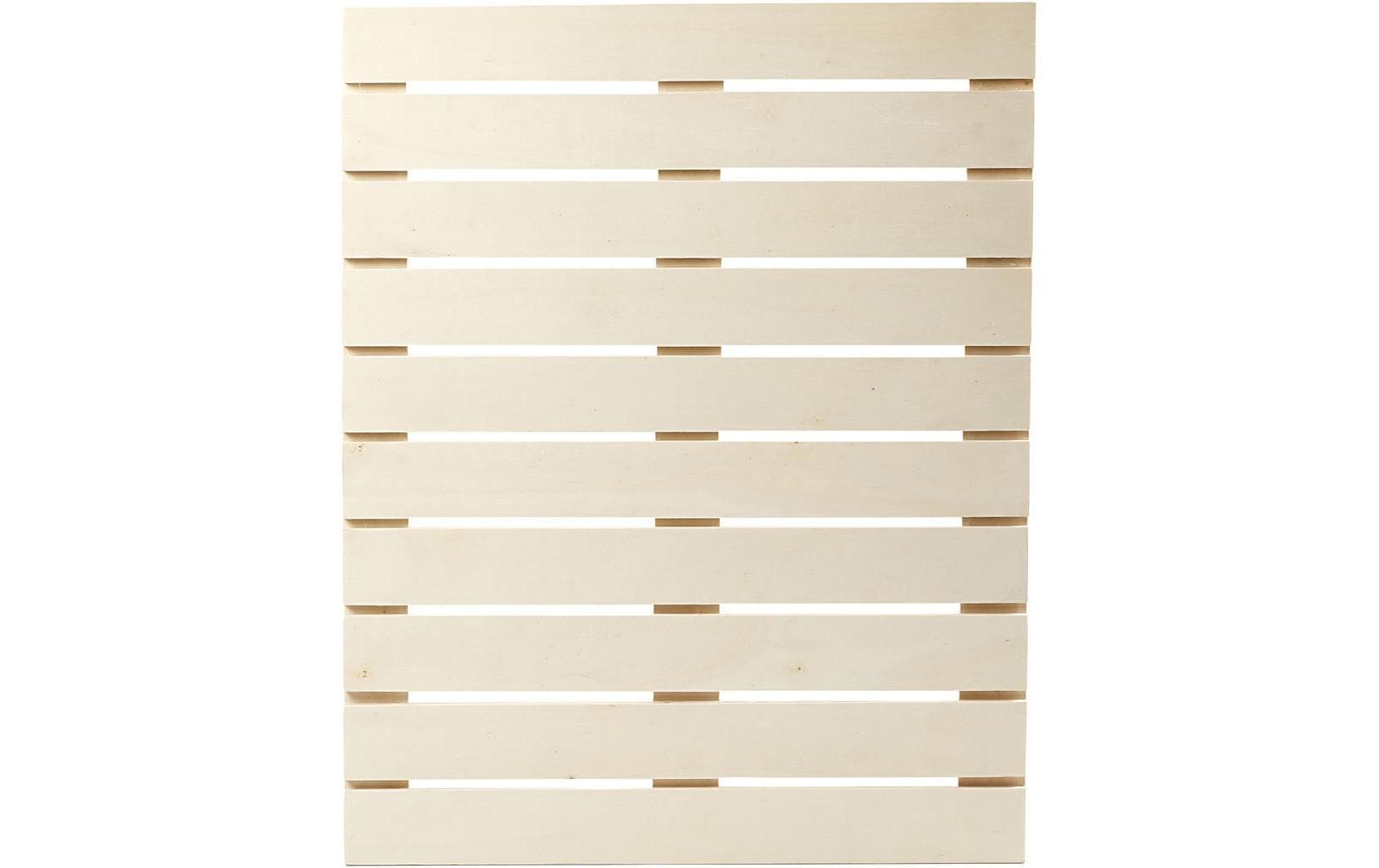 Creativ Company Holzschild Lamellen-Panel 40 x 50.2 x 1.1 cm, Sperrholz