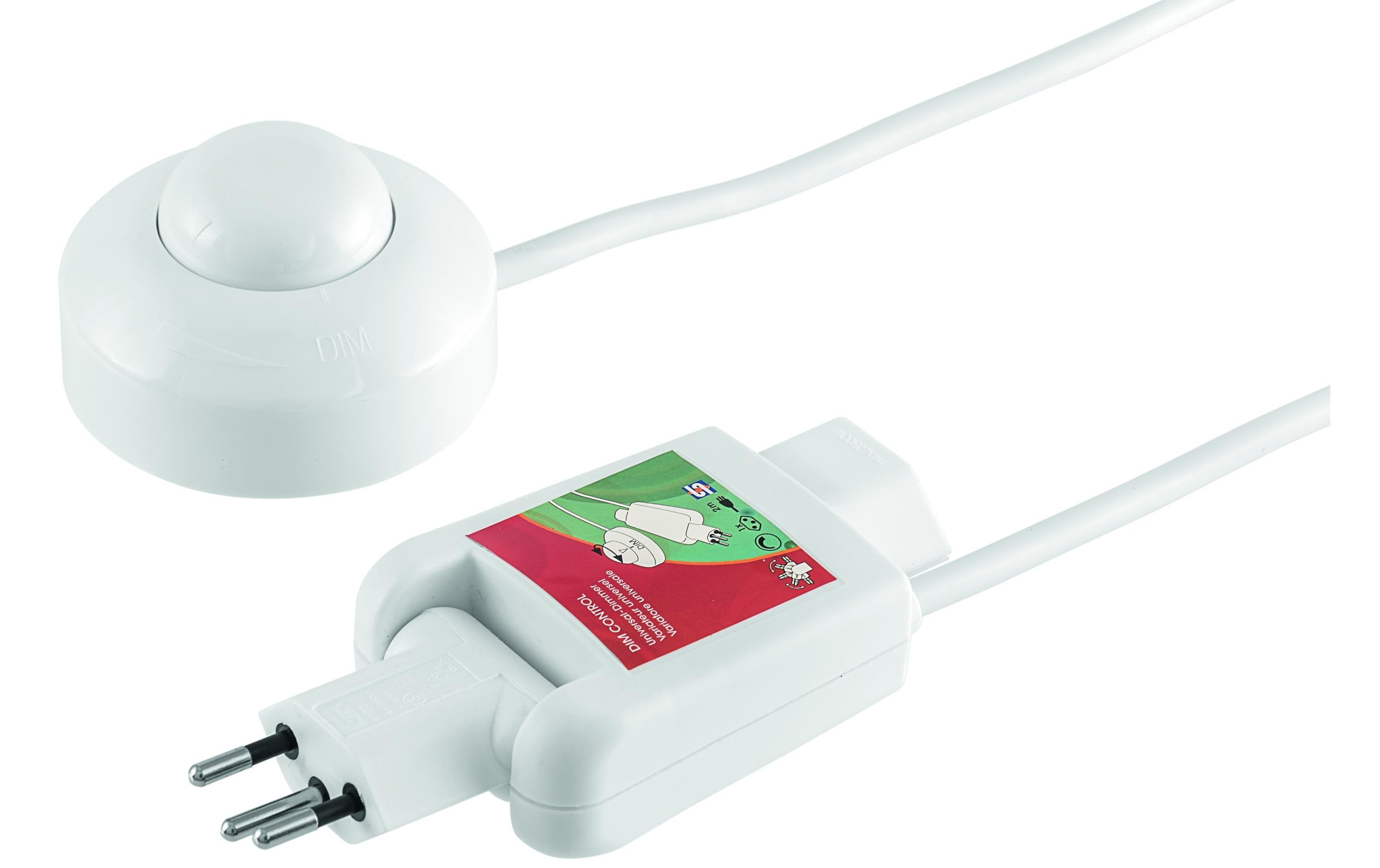 STEFFEN Dim-Schlaufstecker Phasenanschnitt, 4-20W LED, 20-60W halogen