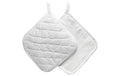 Creativ Company Topflappen weiss 4 Stück, 20 x 20 cm