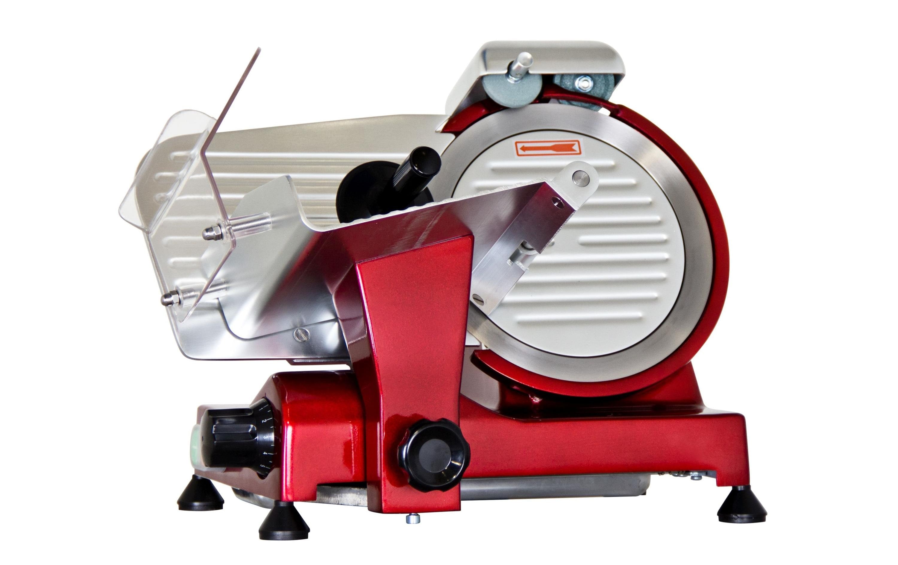 Weber Home Aufschnittmaschine AM220R rot, Messerdurchmesser 22 cm