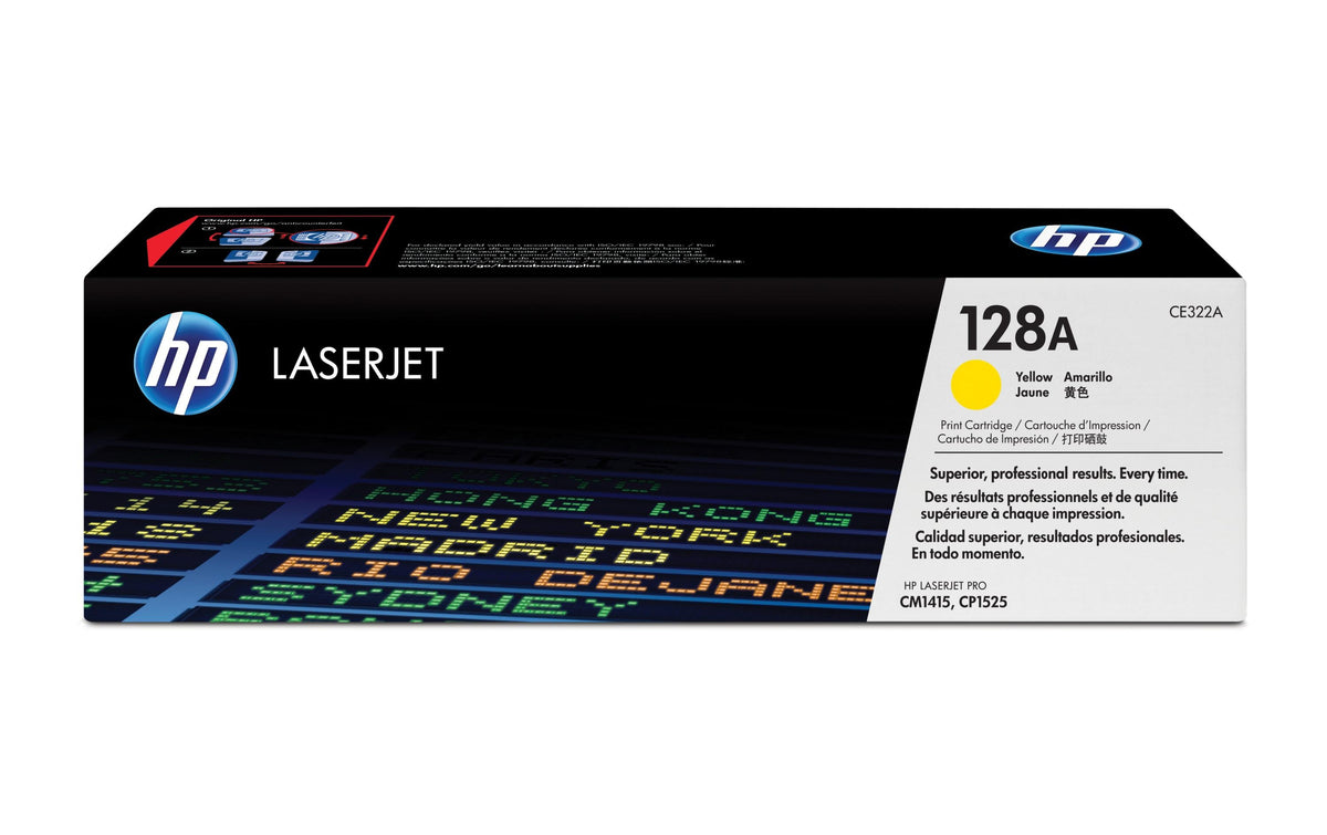 HP, Toner Nr. 128A (CE322A) Yellow Seitenkapazität ~ 1'300 Seiten