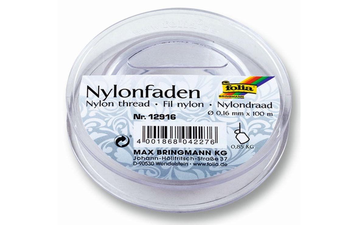 Folia Nylonfaden Durchmesser 0.16mm, Länge 100m
