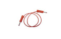 Velleman TLM27R Kabel mit Bananenstecker rot, 50 cm