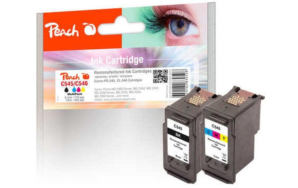 Peach Tinte Canon PG-545/CL-546 Multi Pack je 1x bk, c, y, m