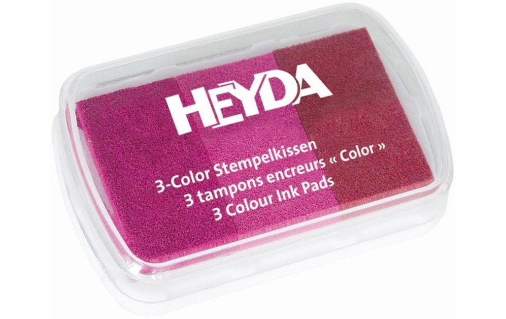 Heyda Stempelkissen Rosatöne Grösse 9x6cm