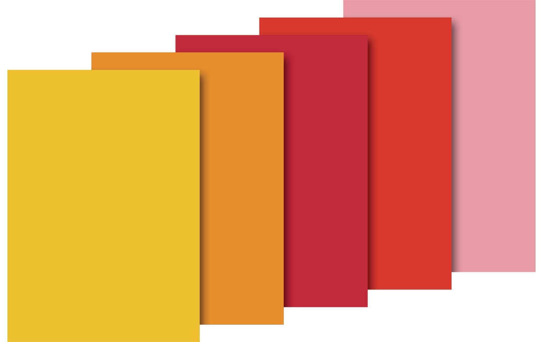 Heyda Seidenpapier sortiert 10 Bogen à 5 Farben, Grösse 50x70cm