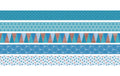 Heyda Washi Tape Triangle azur 1 Dispenser mit 5 Rollen
