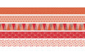 Heyda Washi Tape Triangle koralle 1 Dispenser mit 5 Rollen