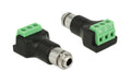 Delock Terminalblock 3.5mm Klinke Buchse 3 Pin Terminalblock