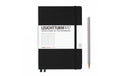 Leuchtturm Notizbuch Medium A5 liniert schwarz, 249 Seiten