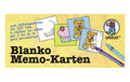 URSUS Blanko Memo Karten 60 Stück, Grösse 6 x 6cm
