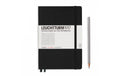 Leuchtturm Notizbuch Medium A5 kariert schwarz, 249 Seiten