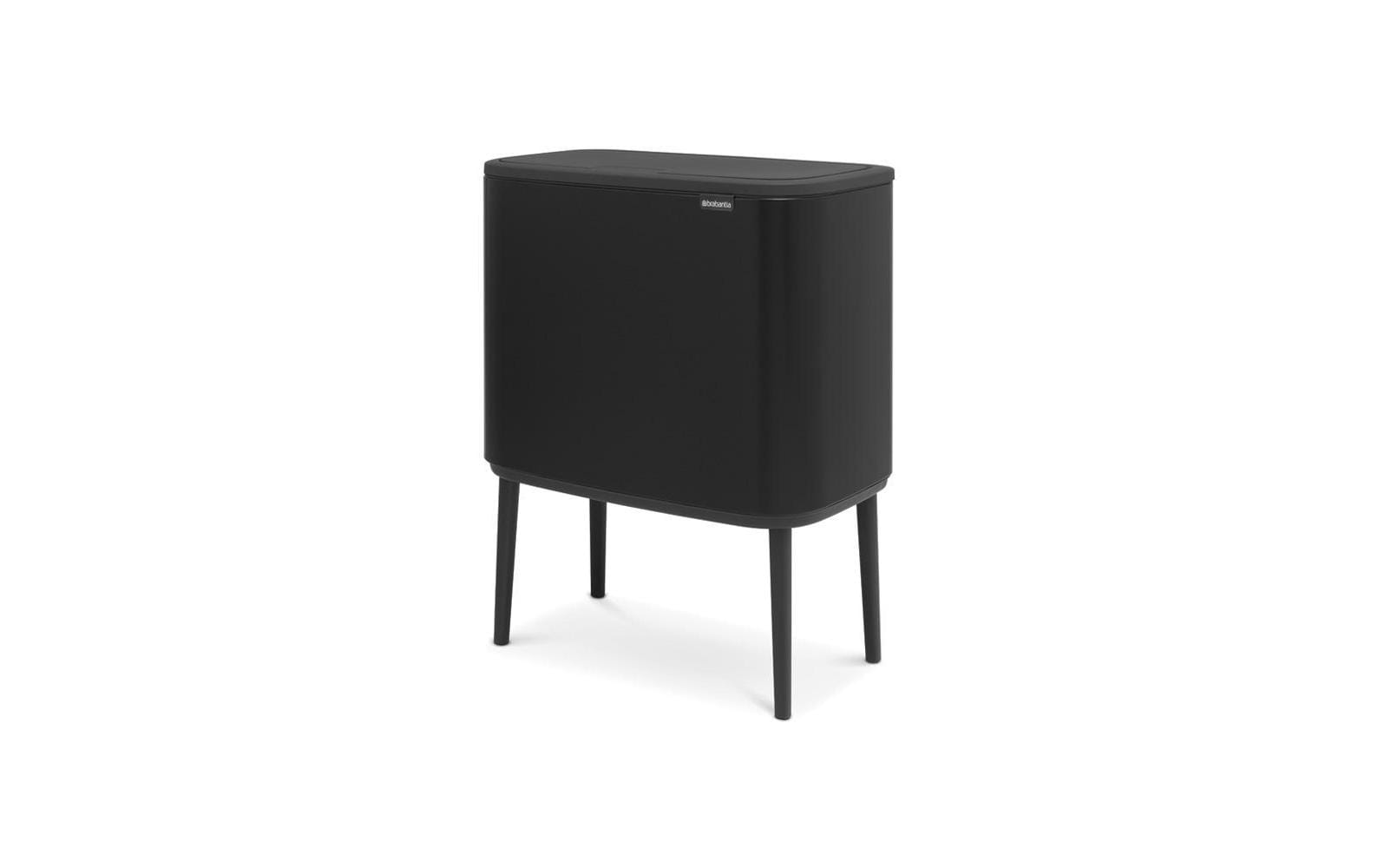 Brabantia Recyclingeimer Bo Touch Bin black 1x 36 Liter